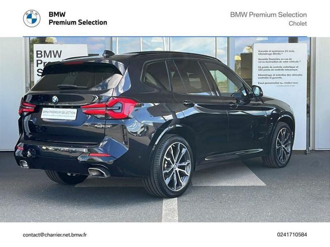 BMW X3 xDrive30d 286ch M Sport M Carbonschwarz Mtallis de 2023