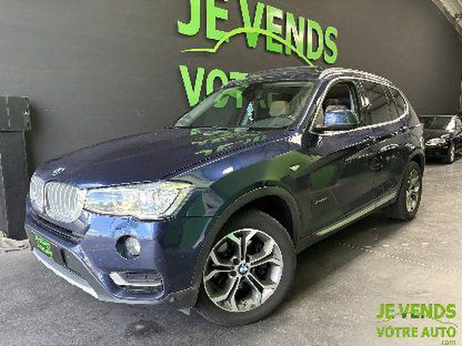 BMW X3 (F25) 20d xDrive 2.0 d 16V 190 cv Bote  Bleu de 2017