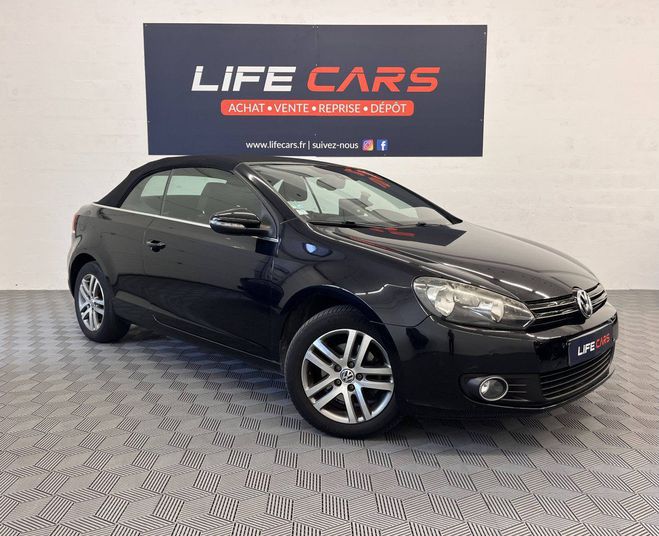 Volkswagen Golf VI 1.6 TDI 105 CABRIOLET - DISTRIBUTION  NOIR de 2014
