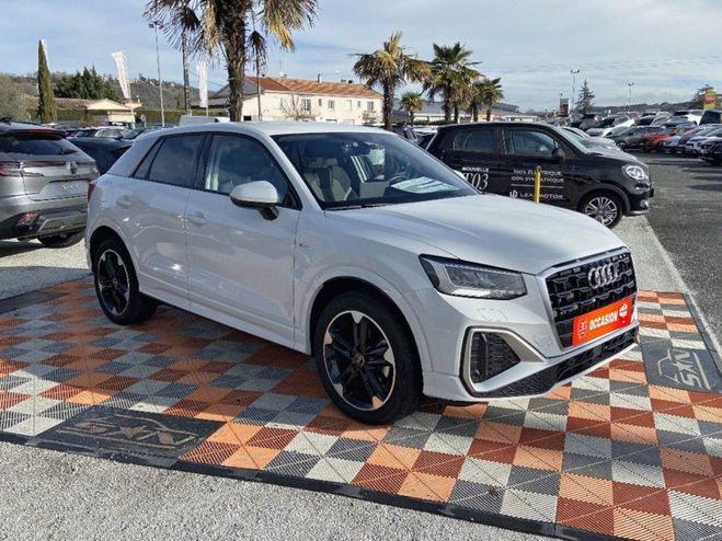 Audi Q2 30 TFSI 110 BV6 S LINE Ext. GPS Camra J Blanc de 2024