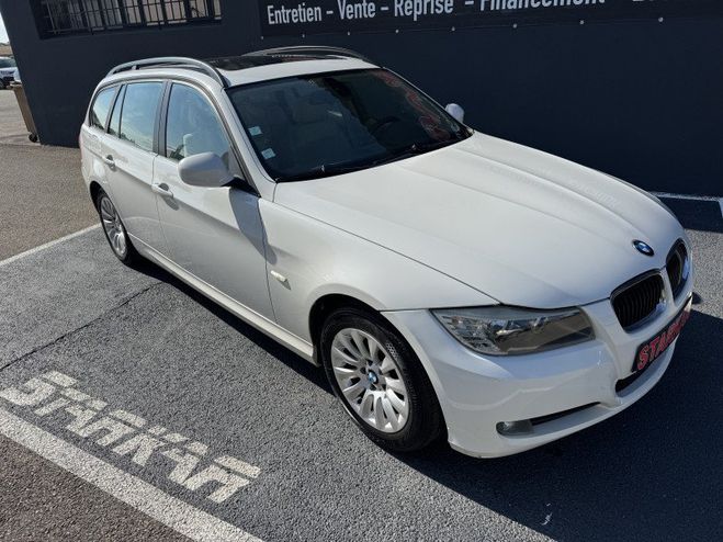 BMW Serie 3 TOURING (E91) 318D 143CH CONFORT Blanc de 2008