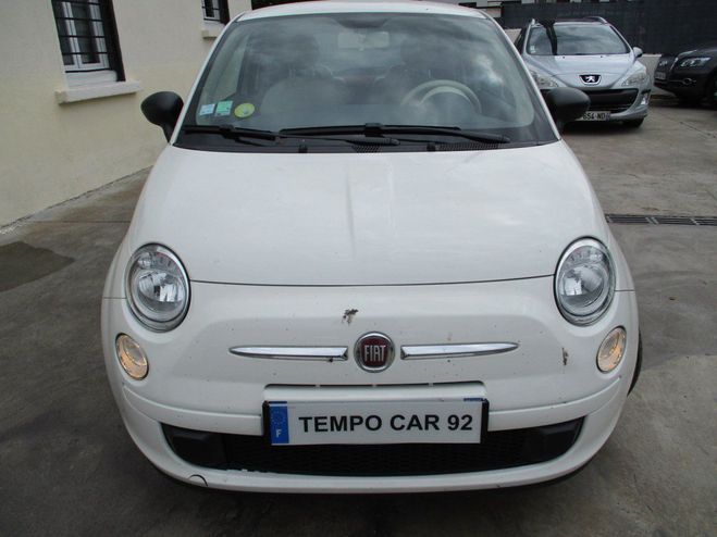Fiat 500 1.2 8V 69 ch Pop BLANC de 2009