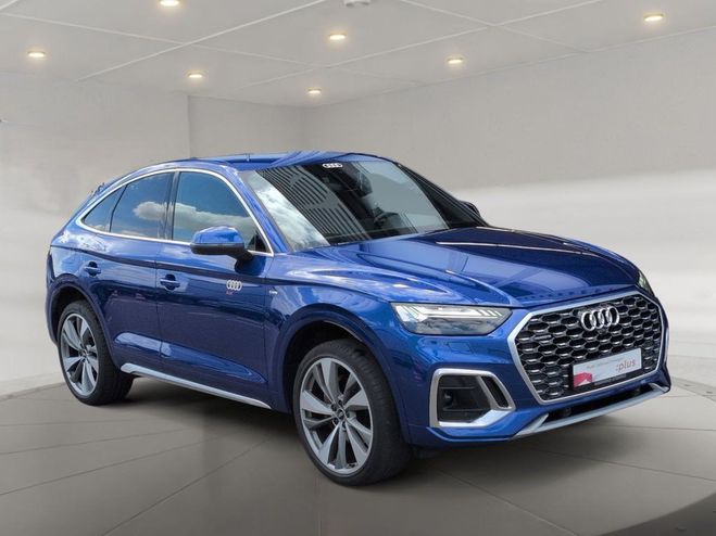 Audi Q5 Sportback 40 TDI 204 S tronic 7 Quattro  Bleu Ultra de 2021