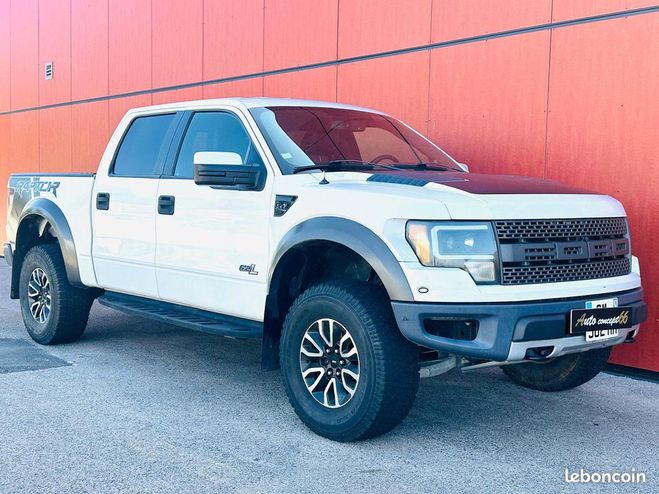 Ford F150 Raptor svt 6.2 450ch bva Blanc de 2013