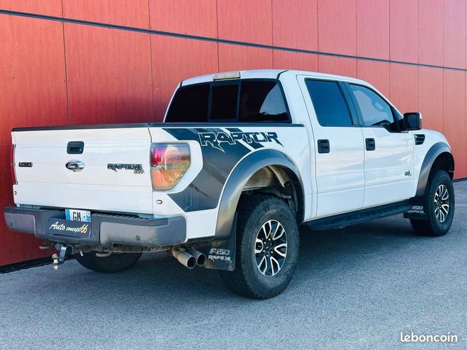 Ford F150 Raptor svt 6.2 450ch bva Blanc de 2013