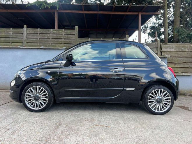 Fiat 500 1.2i Lounge (EU6d-TEMP) clim CarPlay nav Noir Mtallis de 