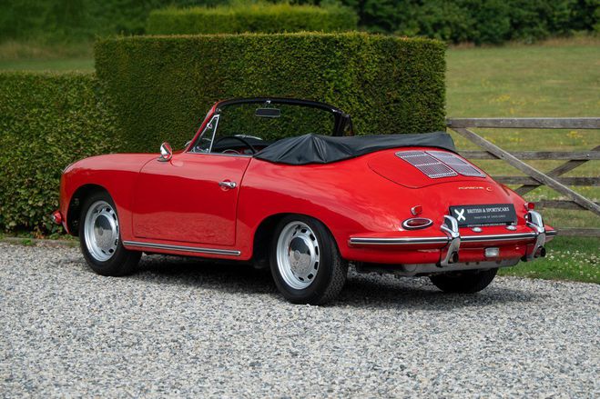 Porsche 356 C Cabriolet 1600 - Fully Restored Signal Red de 1965