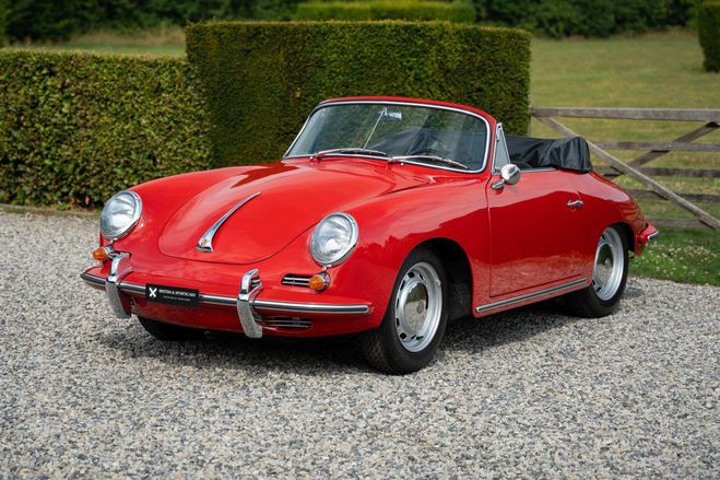 Porsche 356 C Cabriolet 1600 - Fully Restored Signal Red de 1965