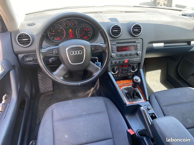 Audi A3 Sportback 2.0 TDI 170 Quattro Ambiente Gris de 2007