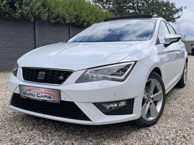 Seat Leon 1.4 TSI FR Toit ouvrant-Navi-Cuir-Feux L Blanc Mtallis de 