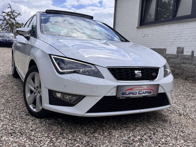 Seat Leon 1.4 TSI FR Toit ouvrant-Navi-Cuir-Feux L Blanc Mtallis de 