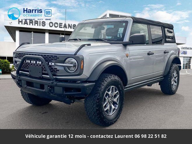 Ford Bronco badlands advanced 4p 4x4 tout compris ho Gris de 2021