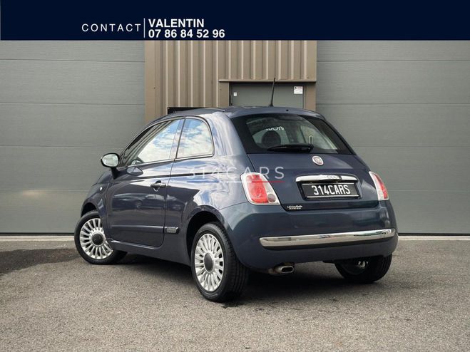 Fiat 500 1.2i - 69 BERLINE Lounge PHASE 1 BLEU GRIS de 2014
