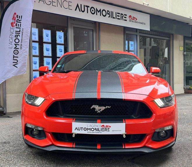 Ford Mustang VI FASTBACK 5.0 V8 GT BVA6 *COMPRESSEUR  Orange de 2016