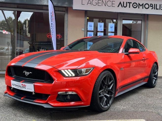 Ford Mustang VI FASTBACK 5.0 V8 GT BVA6 *COMPRESSEUR  Orange de 2016