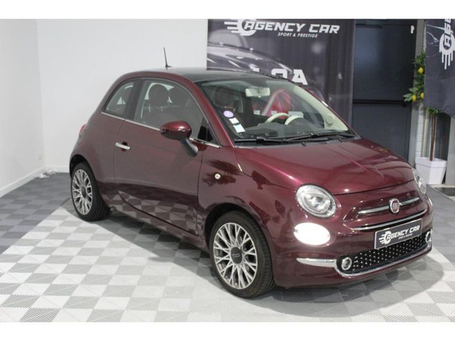Fiat 500 1.2i - 69 2017 BERLINE Club PHASE 2 ROUGE FONCE de 2017