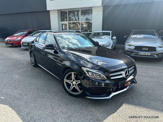 Mercedes Classe C 220d 177CV SPORTLINE Pack AMG 7G-tronic  Noir Mtallis de 2016