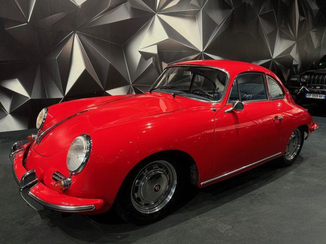 Porsche 356 C 4 CYLINDRES 75 CH Rouge de 1965