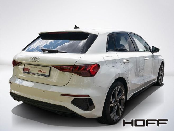 Audi A3 Sportback 30 TFSI S line Leder LED 18 Blanc de 