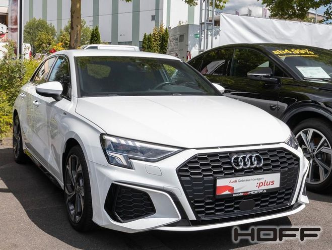 Audi A3 Sportback 30 TFSI S line Leder LED 18 Blanc de 