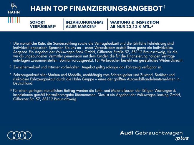 Audi A3 Sportback 45 TFSIe S line Virtual Bleu de 