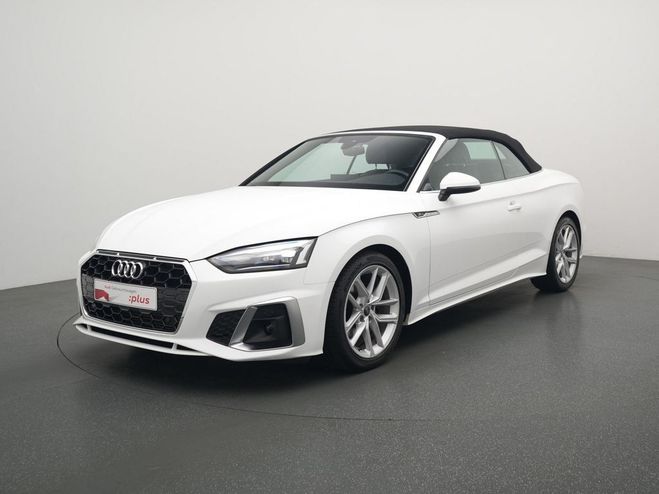 Audi A5 Cabrio S line S TRON LEDER NAVI KAM Blanc de 