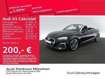  Voir détails -Audi A5 Cabriolet 35 TFSI S tronic S line ACC à Leimbach (68)