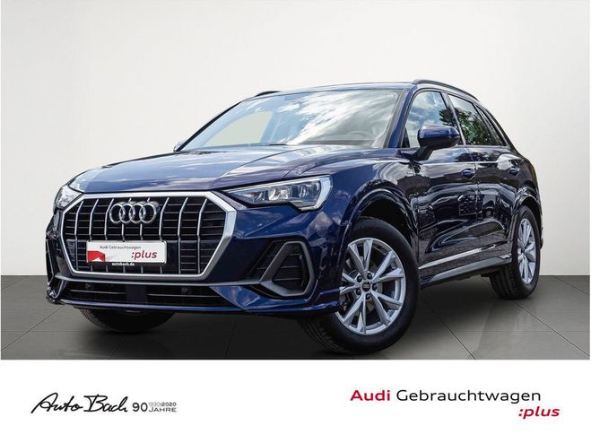 Audi Q3 S line 35TFSI Navi LED GRA EPH DAB Bleu Mtallise de 