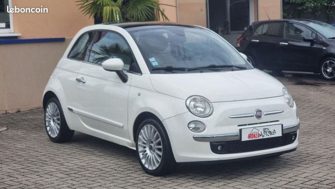 Fiat 500 1.3 MULTIJET 16V 95CH DPF S&S LOUNGE Blanc de 2010