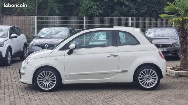Fiat 500 1.3 MULTIJET 16V 95CH DPF S&S LOUNGE Blanc de 2010