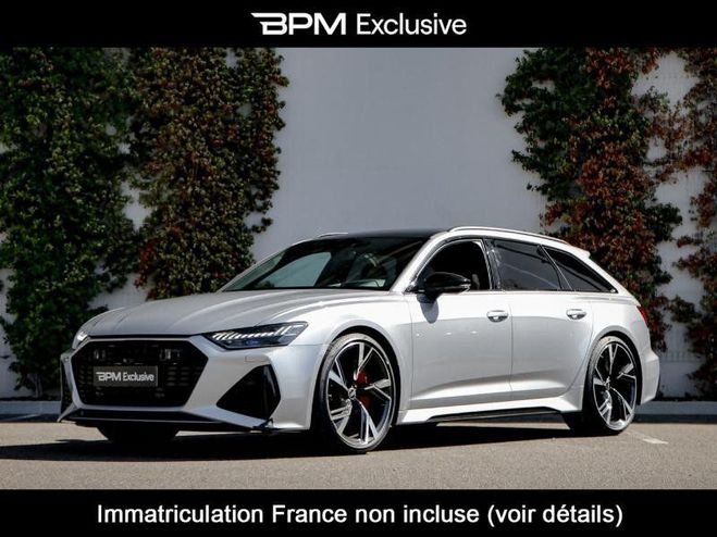 Audi RS6 Avant 4.0 V8 TFSI 600ch quattro tiptroni Argent Fleuret de 2022
