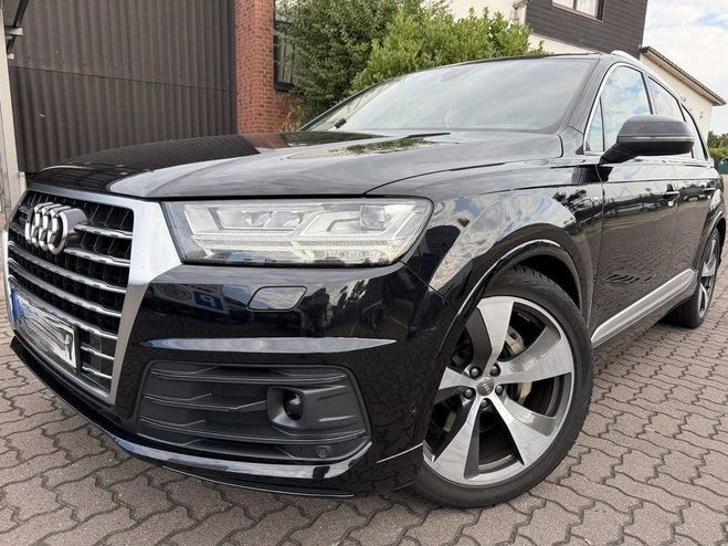 Audi Q7 3.0 TDI qua S line ? 7 pl FULL/Pano/Cam3 Noir Mtallis de 2015