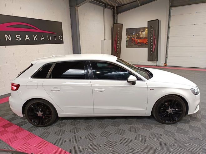 Audi A3 Sportback 2.0 TDI 150 S tronic 7 S Line Blanc de 2018