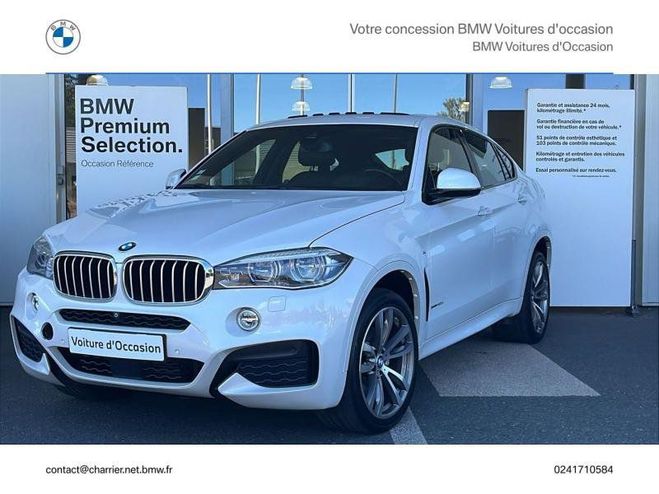 BMW X6 xDrive 40dA 313ch M Sport Mineralweiss de 2016