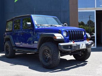  Voir détails -Jeep Wrangler JL UNLIMITED 2,0L OCEAN BLUE WILLYS à Venelles (13)
