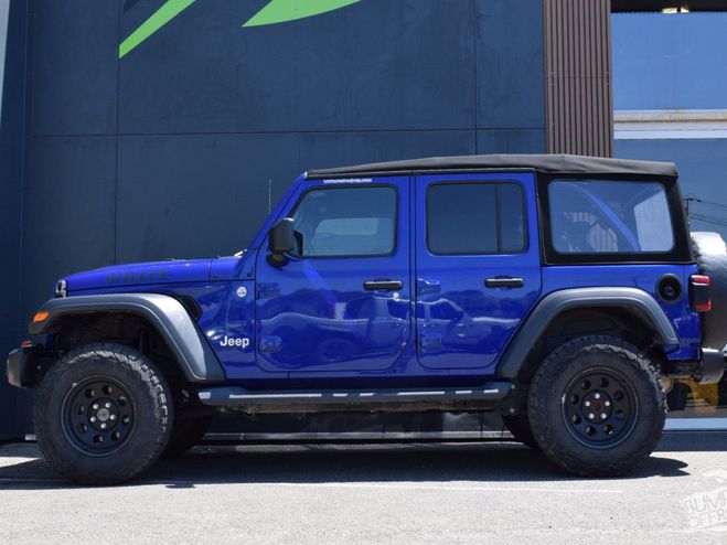 Jeep Wrangler JL UNLIMITED 2,0L OCEAN BLUE WILLYS bleu de 2019