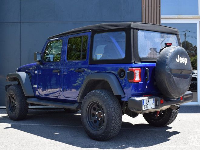 Jeep Wrangler JL UNLIMITED 2,0L OCEAN BLUE WILLYS bleu de 2019