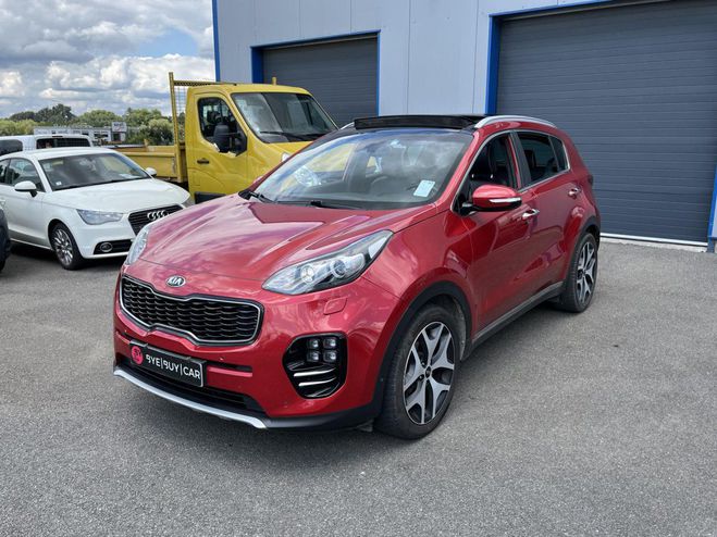 Kia Sportage 1.7 CRDI - 141 BVA DCT - GT Line Pack Pr ROUGE FONCE de 2017