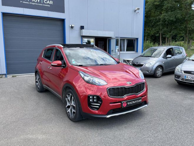Kia Sportage 1.7 CRDI - 141 BVA DCT - GT Line Pack Pr ROUGE FONCE de 2017