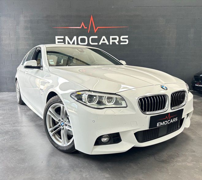 BMW Serie 5 520 DA M SPORT Blanc Mtallis de 2016