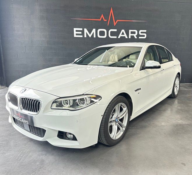 BMW Serie 5 520 DA M SPORT Blanc Mtallis de 2016