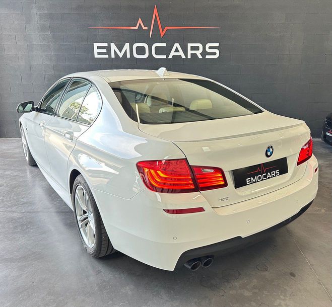 BMW Serie 5 520 DA M SPORT Blanc Mtallis de 2016