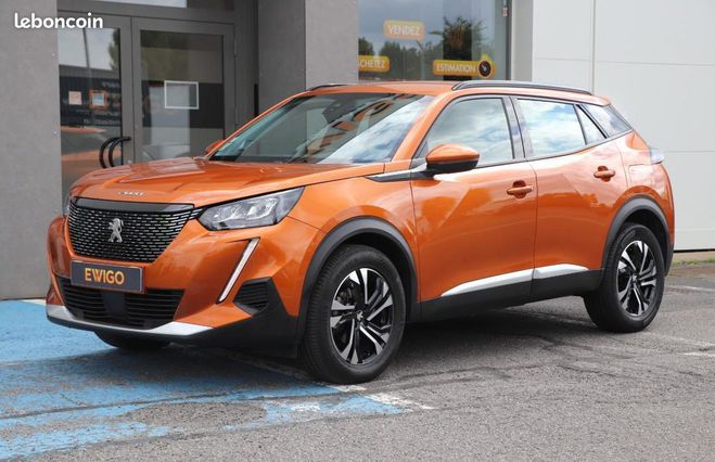 Peugeot 2008 GENERATION-II 1.2 130 ALLURE EAT BVA STA Orange de 2020