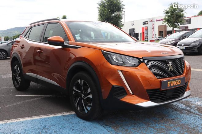 Peugeot 2008 GENERATION-II 1.2 130 ALLURE EAT BVA STA Orange de 2020