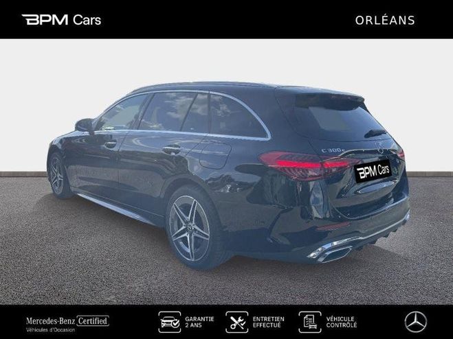 Mercedes Classe C Break 300 e 204+129ch AMG Line Noir Obsidienne Mtallis de 2023