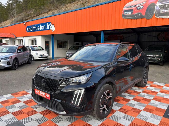 Peugeot 2008 II (2) 1.2 Hybrid 145 ALLURE GPS Camra  Noir de 2025