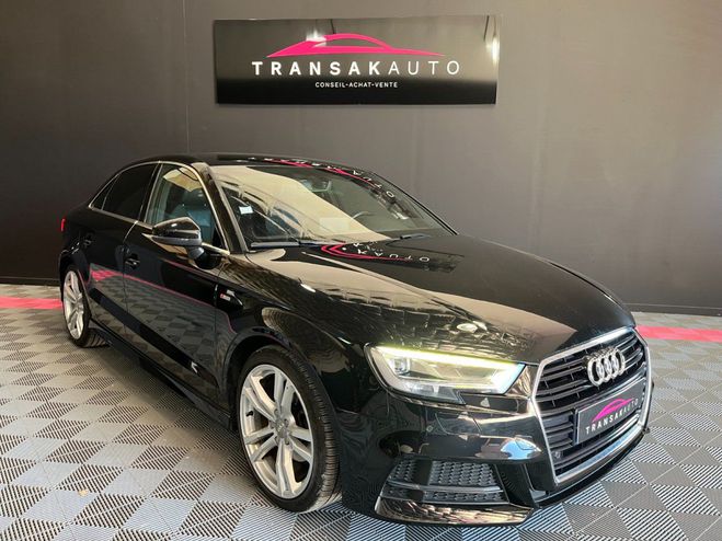 Audi A3 BERLINE 2.0 TDI 150 S tronic 6 S Line IN Noir de 2017