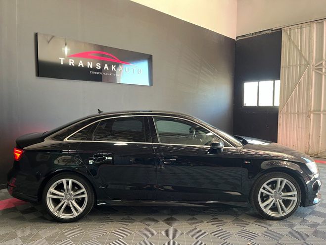 Audi A3 BERLINE 2.0 TDI 150 S tronic 6 S Line IN Noir de 2017