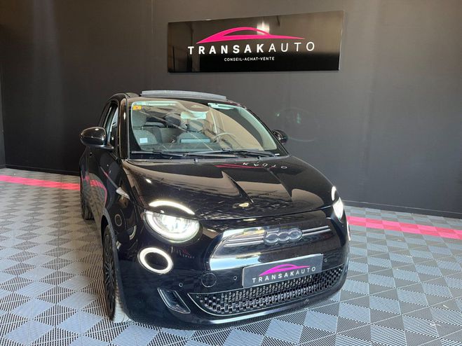 Fiat 500 NOUVELLE e 118 ch Cabriolet Icne Plus P Noir de 2021