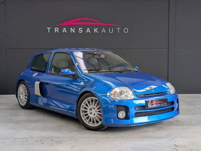 Renault Clio V6 PHASE 1 - BLEU ILLIADE - CARNET D'ENT Bleu Illiade de 2002